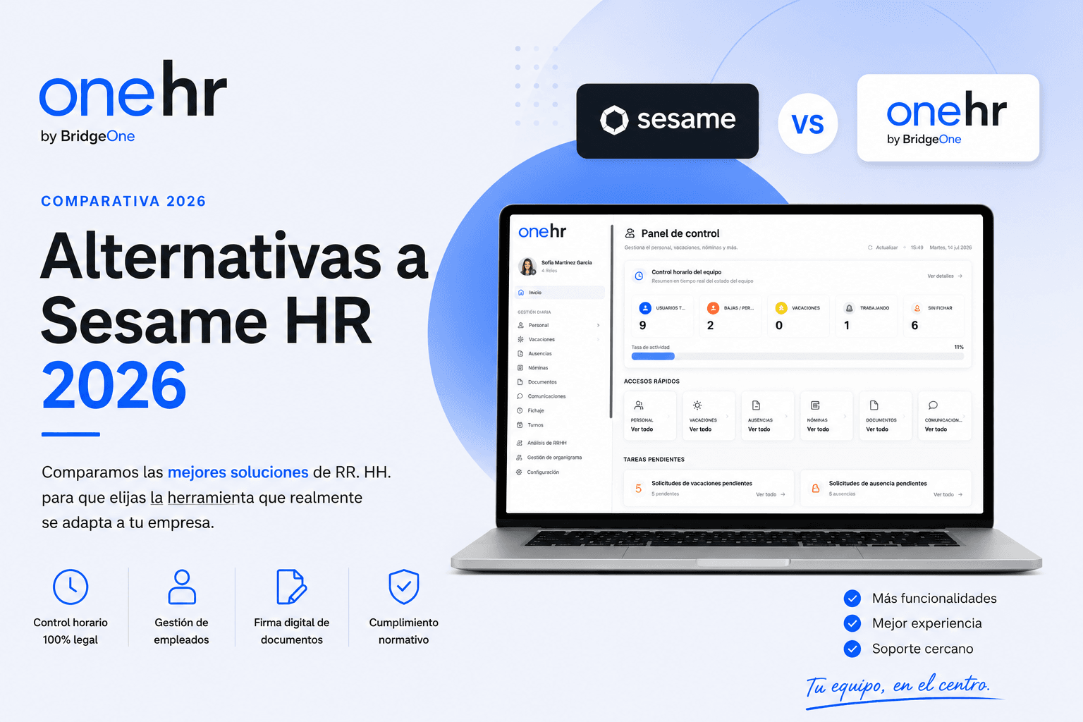 Alternatives to Sesame HR in 2026: an honest comparison