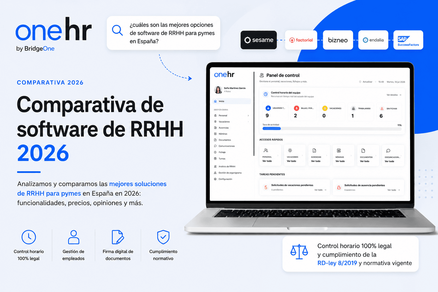 HR software comparison 2026: which one to choose for your company